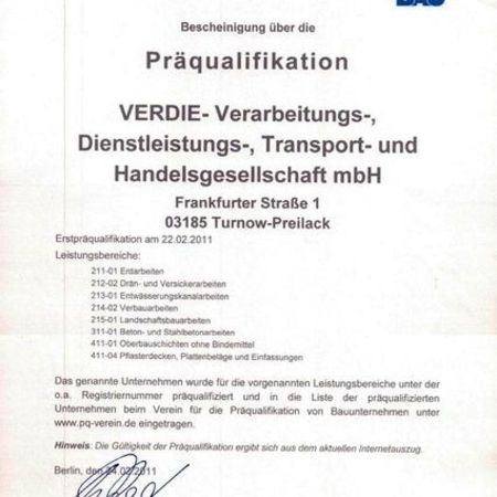 Zertifikat